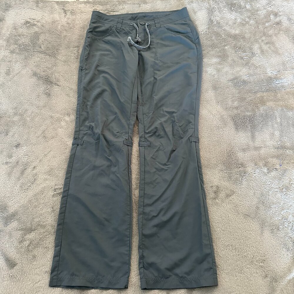 MEC Outdoor 100% Nylon Pants Women's 8 Blue Hiking Camping